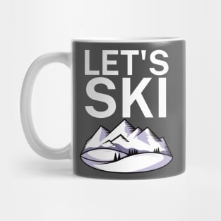 Lets ski Mug